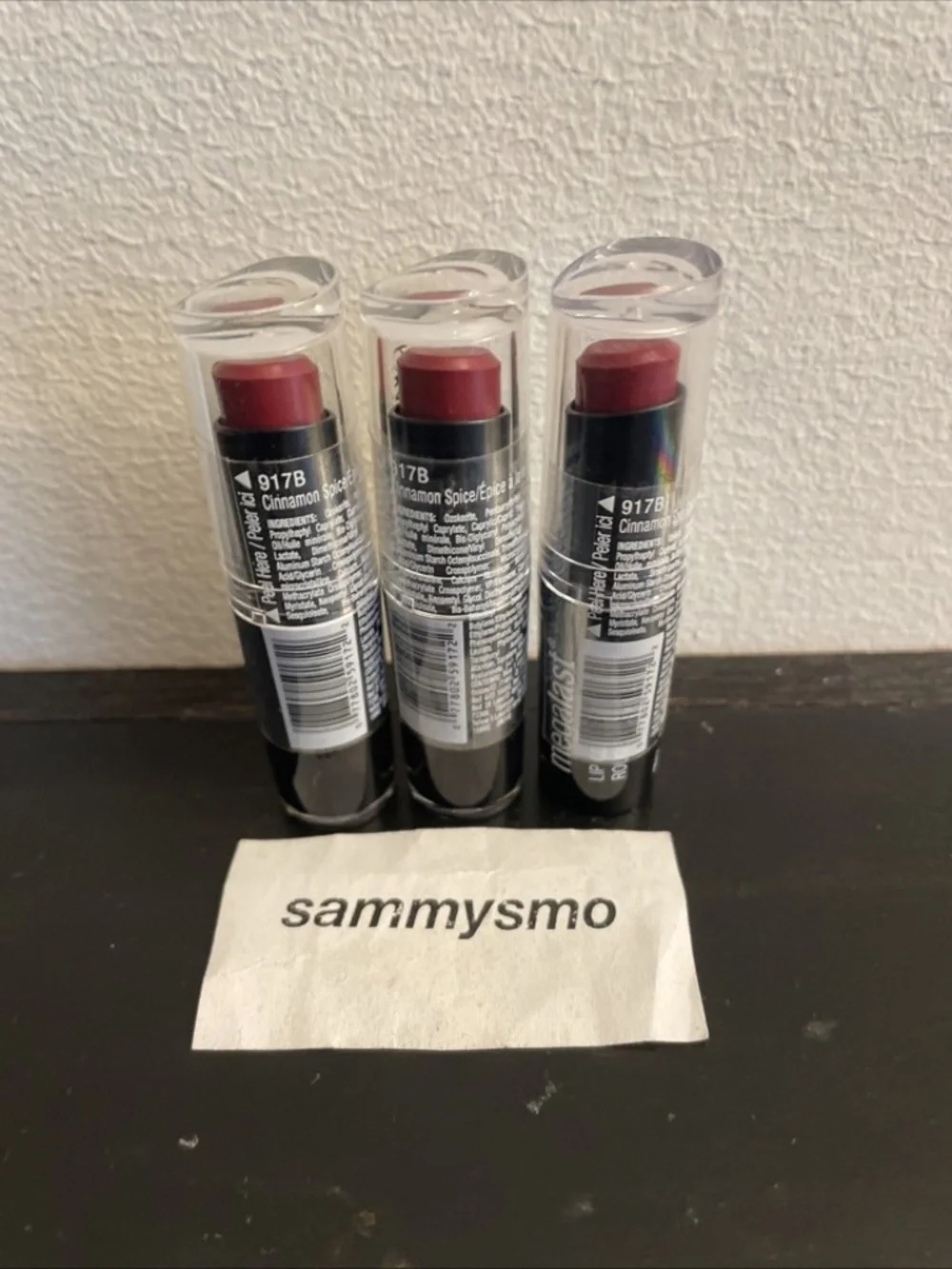 Wet N Wild Lipstick 917B Cinnamon Spice SEALED x3